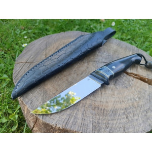 НІЧ авторський ніж ручної роботи GARAGE ART, сталь N690, 60 HRC. Photo 3